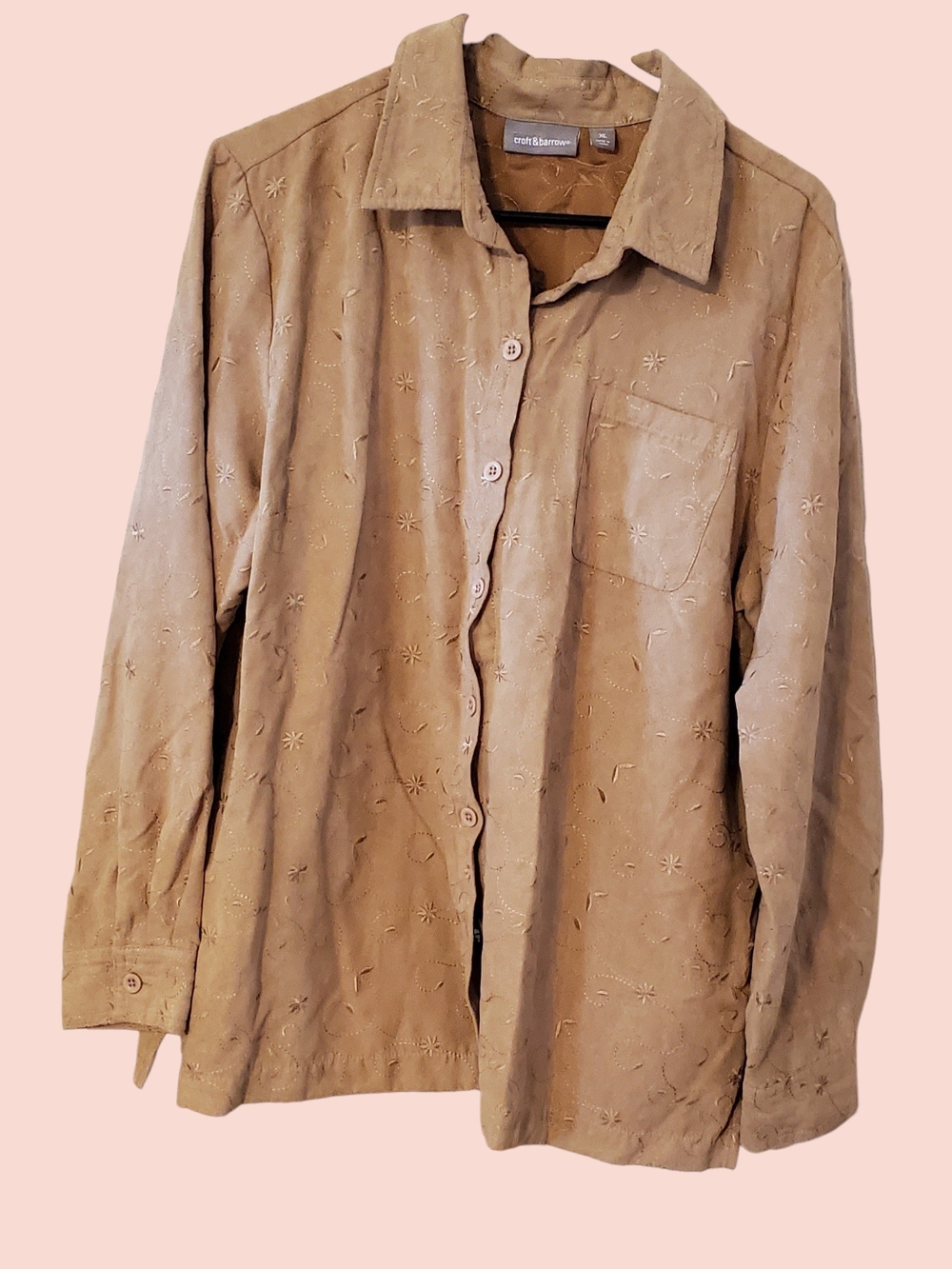 Croft & Barrow Women's XL Soft Button Shirt